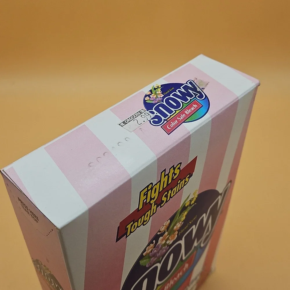 Vintage Snowy Color Safe All Fabric Bleach Unopened Powder 20oz NOS NIB‎ 2000